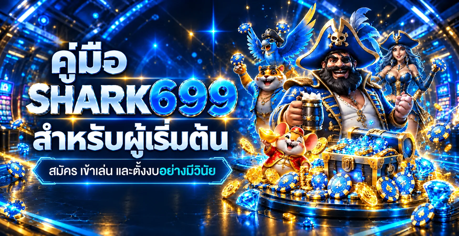 SHARK699 คู่มือสมัคร เข้าเล่น และตั้งงบ